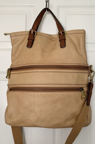 Fossil explorer leather tote - fossil,