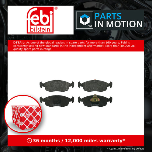 Brake pads set fits - set, palio