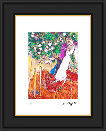 Chagall three candles - chagall,,