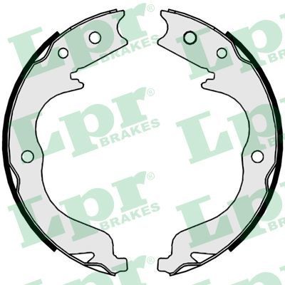 Rear axle 09860 brake shoe - rear,