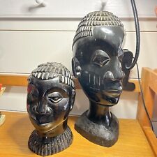 Pair Vintage African Ebony