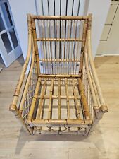 Bamboo Cane Armchair Chair