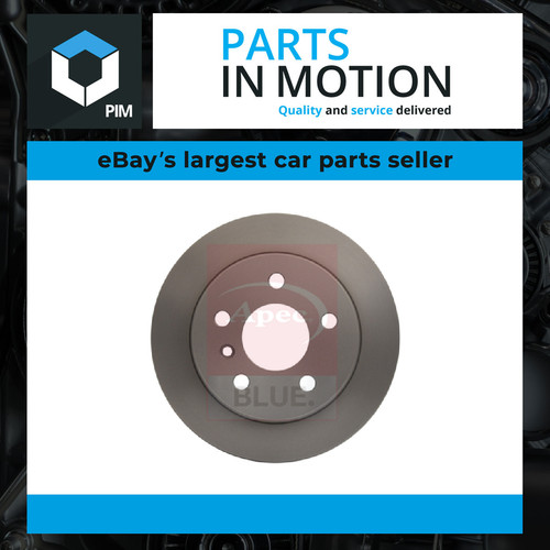Brake discs pair solid fits - 2x,