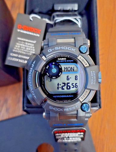 Shock frogman gwf d1000b 1jf - g-shock, gwf-d1000b-1jf