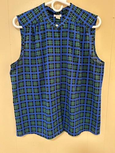 Crew plaid sleeveless - plaid,
