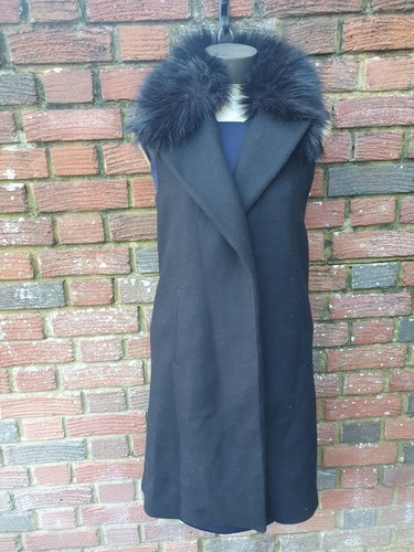 Rare zara long black vest - long,