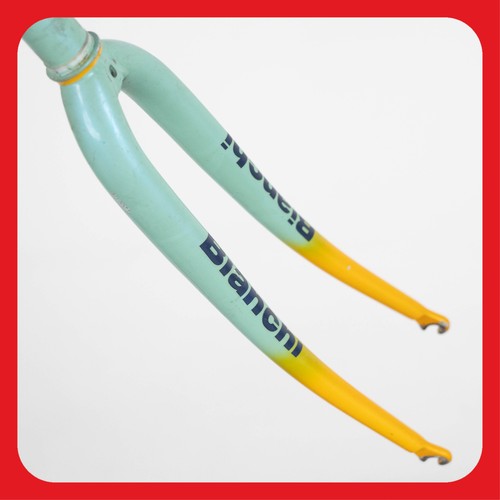 Bianchi steel fork - steel, threadless