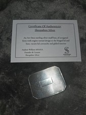 1933 Art Deco Sterling Silver