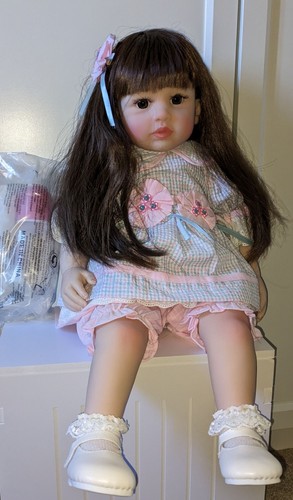Cloth body reborn baby doll - reborn,