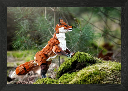 Lego fox forest framed - lego,