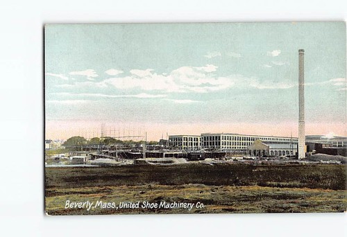 Postcard united shoe - postcard, machinery