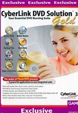 Cyberlink DVD Solution 3 Gold - 8 In 1 Suite Video Photo Editing Backup PC (NEW)