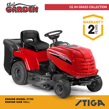 Ride On Mower 84M Club Garden CG84 352cc Stiga Engine 84cm/33in Grass Collection