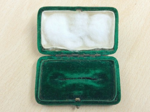 Antique velvet brooch pin - antique,