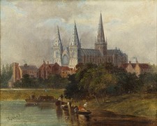 Lichfield Cathedral from