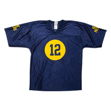 Vintage NFL Green Bay Packers Throwback Mens Jersey Blue 90s USA V-Neck L