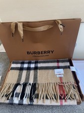 Burberry Check Cashmere Scarf