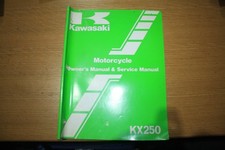 1986 KAWASAKI KX250 KX250D2 OWNERS SERVICE MANUAL 99920-1322-01