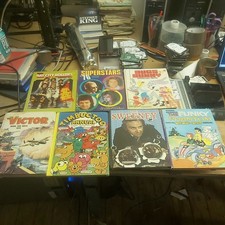 7 X Vintage Hardback Annuals