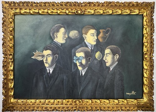 René magritte oil - magritte, (handmade)