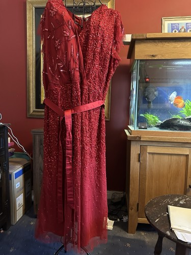 Joanna hope red - red, beaded