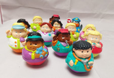 JOB LOT OF 13 Vintage Weebles 1991 Playskool ~ See photos