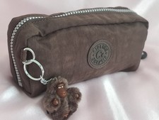 Kipling Small Brown Make up Bag Pouch With JASON Monkey Brand New Without Tags 