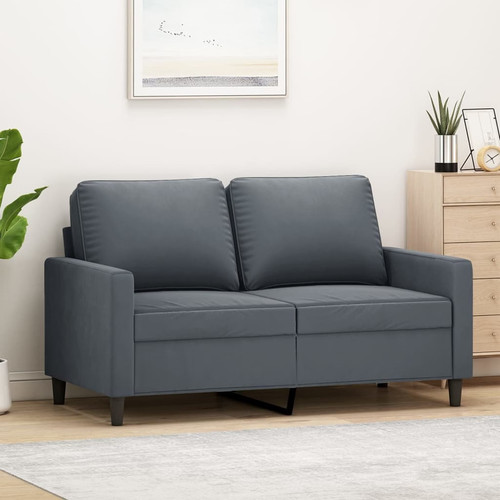 Seater sofa dark gray 2 - 2-seater,