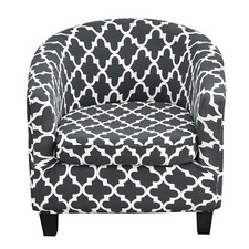 2 Piece Tub Chair Slipcover