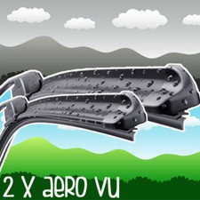 Fits Nissan Navara D40 2.5 24/19" Aero VU Front Retro Wiper Blades Windscreen