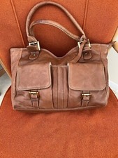 Clarks leather Brown Tan hand