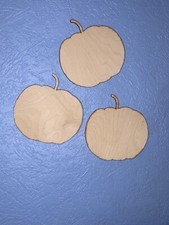 Simple Small Pumpkin Blank Wooden Halloween Decoration