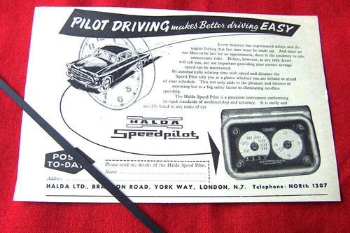 Halda speedpilot rally clock - halda,