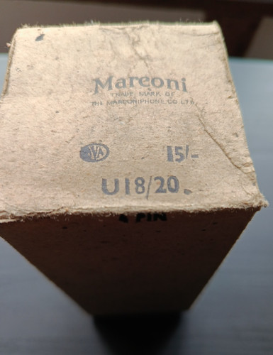 Nos vintage marconi - gec, u18/20