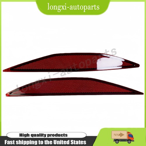 Dark red lens rear bumper - red,