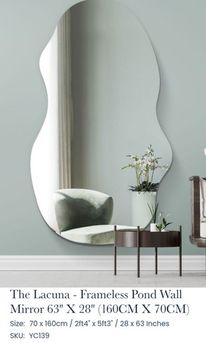 The lacuna frameless pond - the,