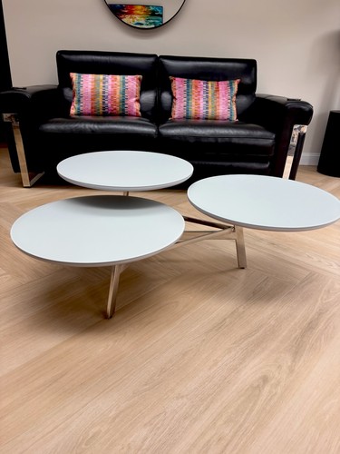 Modern round tier swivel - modern, 3-tier