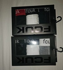 FCUK 6-Pack Mens Trunks Boxer Shorts Size S-M-L-XL-2XL French Connection Cotton