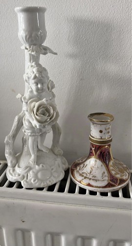 Porcelain candlesticks - 2,