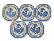 Adams Landscape Blue White