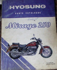 HYOSUNG MIRSGE 250 GV250 PARTS CATALOGUE MANUAL