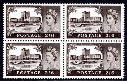 1968 sg595k chalky paper - 2/6d,