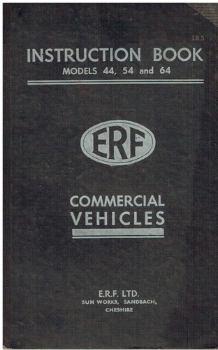 Erf model truck 1953 - model,
