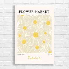 Cheerful Daisy Flower Canvas