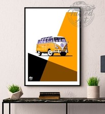 VW T1 Samba Bus Print - Wall