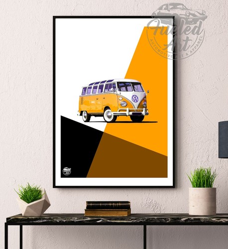 Samba bus print - bus,