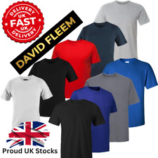 Mens Plain T-Shirt 2 Pack 3 Pack 5 Pack 100% Cotton High Quality Solid Tee Shirt