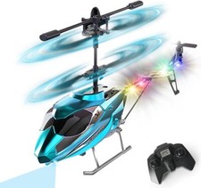 VATOS RC Helicopter for Boys, 2.4G Remote Control Helicopter with LED Light