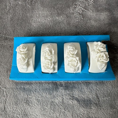 Vintage bone china rose - bone,