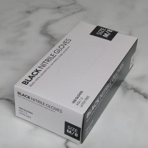 Black nitrile gloves unigloves - nitrile,